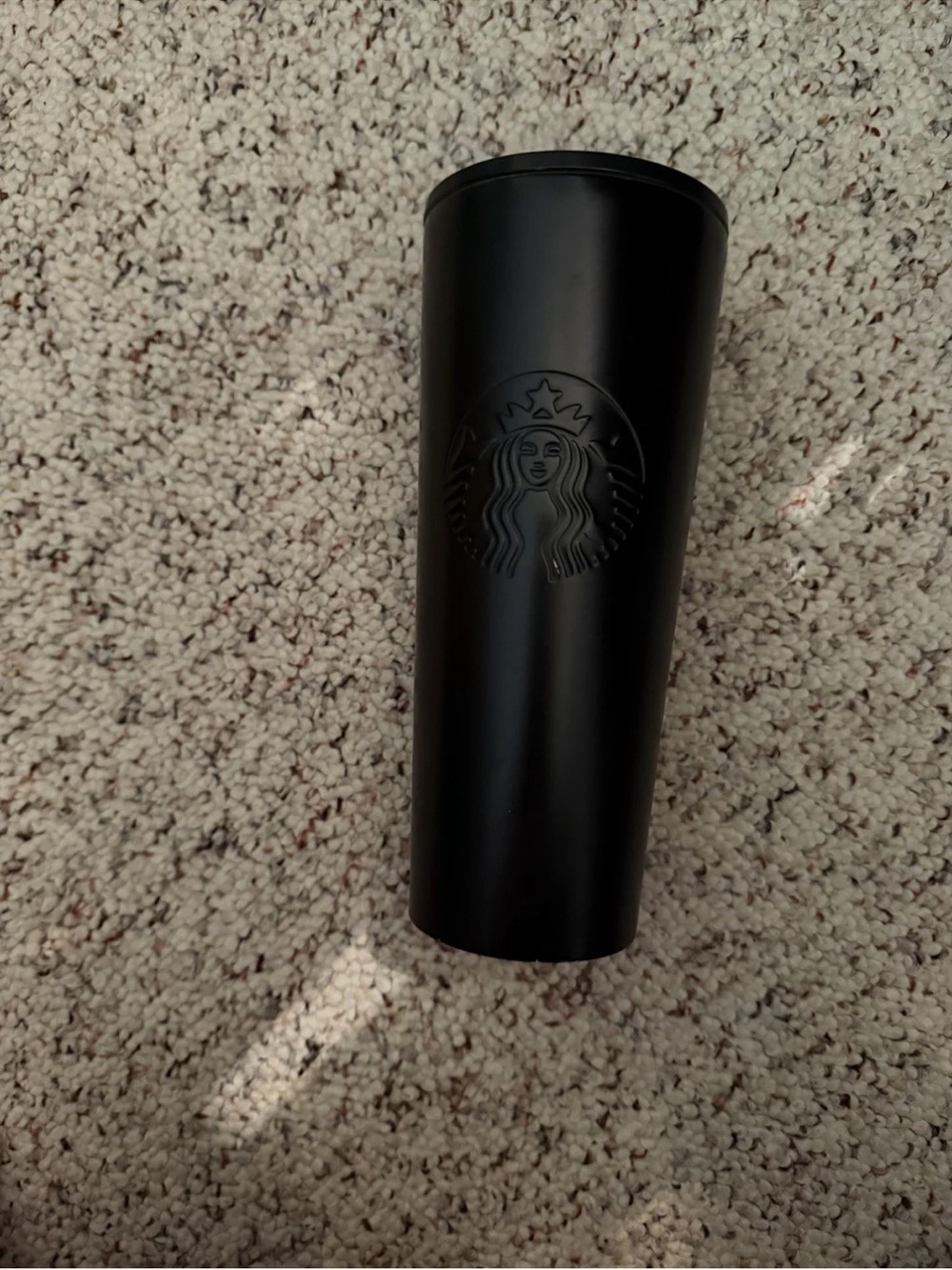 Starbucks Black Embossed Logo Travel Cup